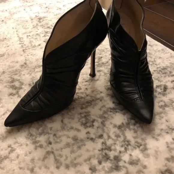 Jimmy Choo Kid Leather Booties - Picture 7 of 9